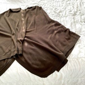 lulu lemon poncho & cardigan